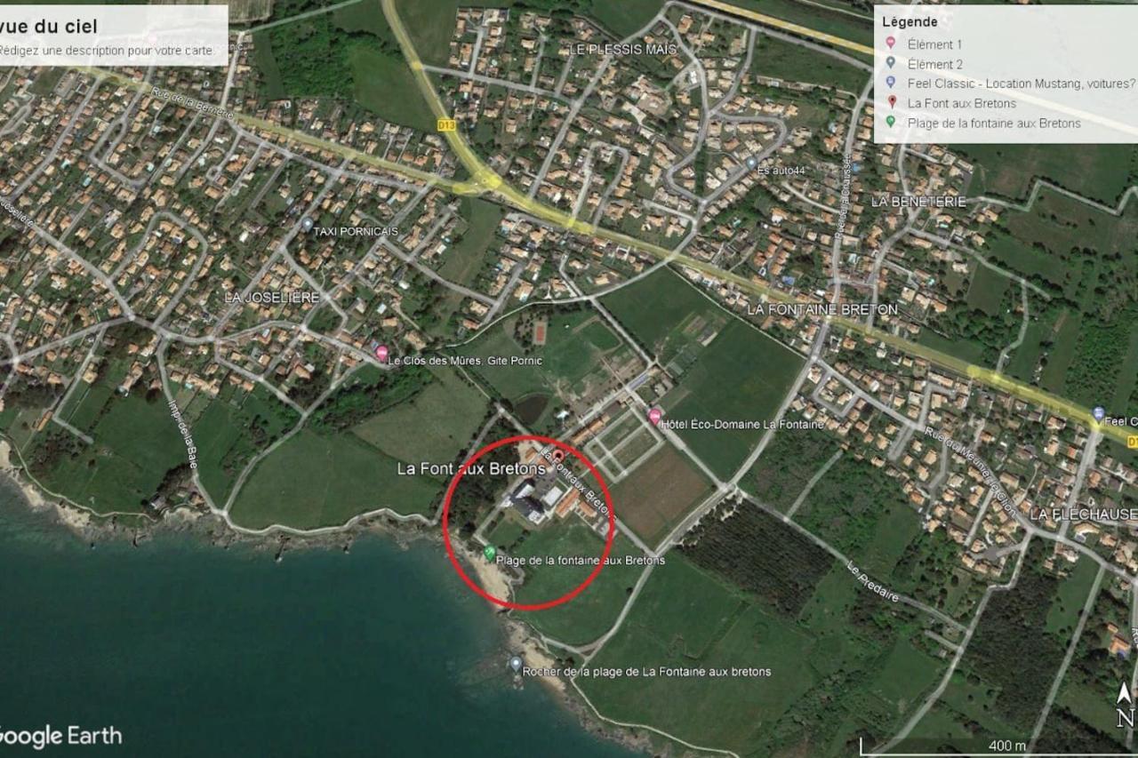 Appartement T2 De Standing Face Mer Pornic Kültér fotó